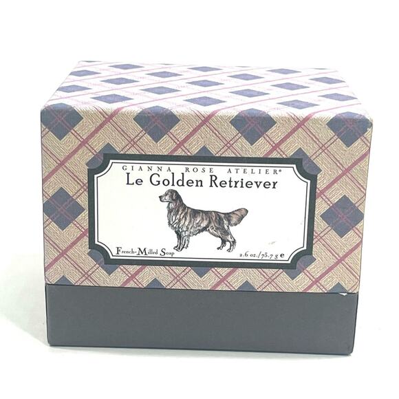 Other - Gianna Rose Atelier French Milled Soap Golden Retriever Shaped Fresh Linen